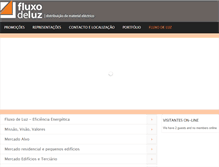 Tablet Screenshot of fluxodeluz.com